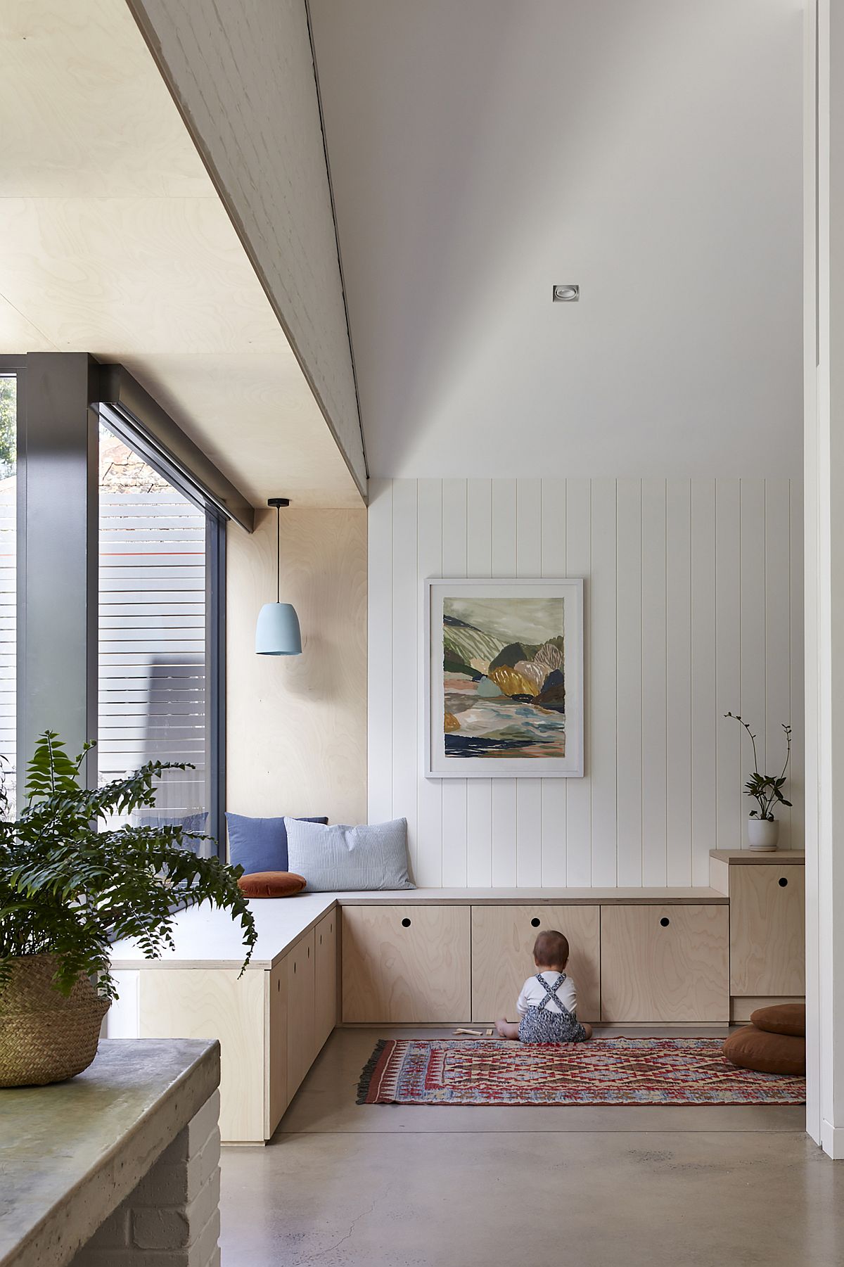 Bright, light-filled and modern living areas of the home in Unley Park, Adelaide