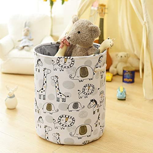 Laundry bin toy storage