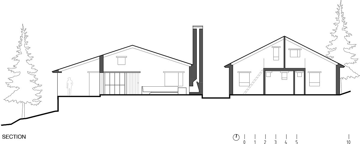 Sectional plan of DSA Development designed by CoA arquitectura in San Antonio