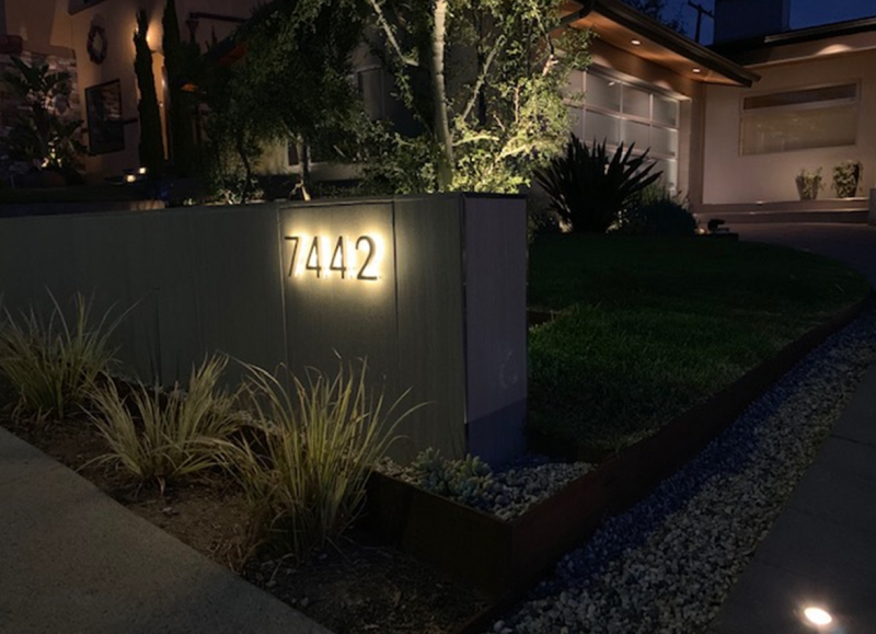 LED Backlit House Number