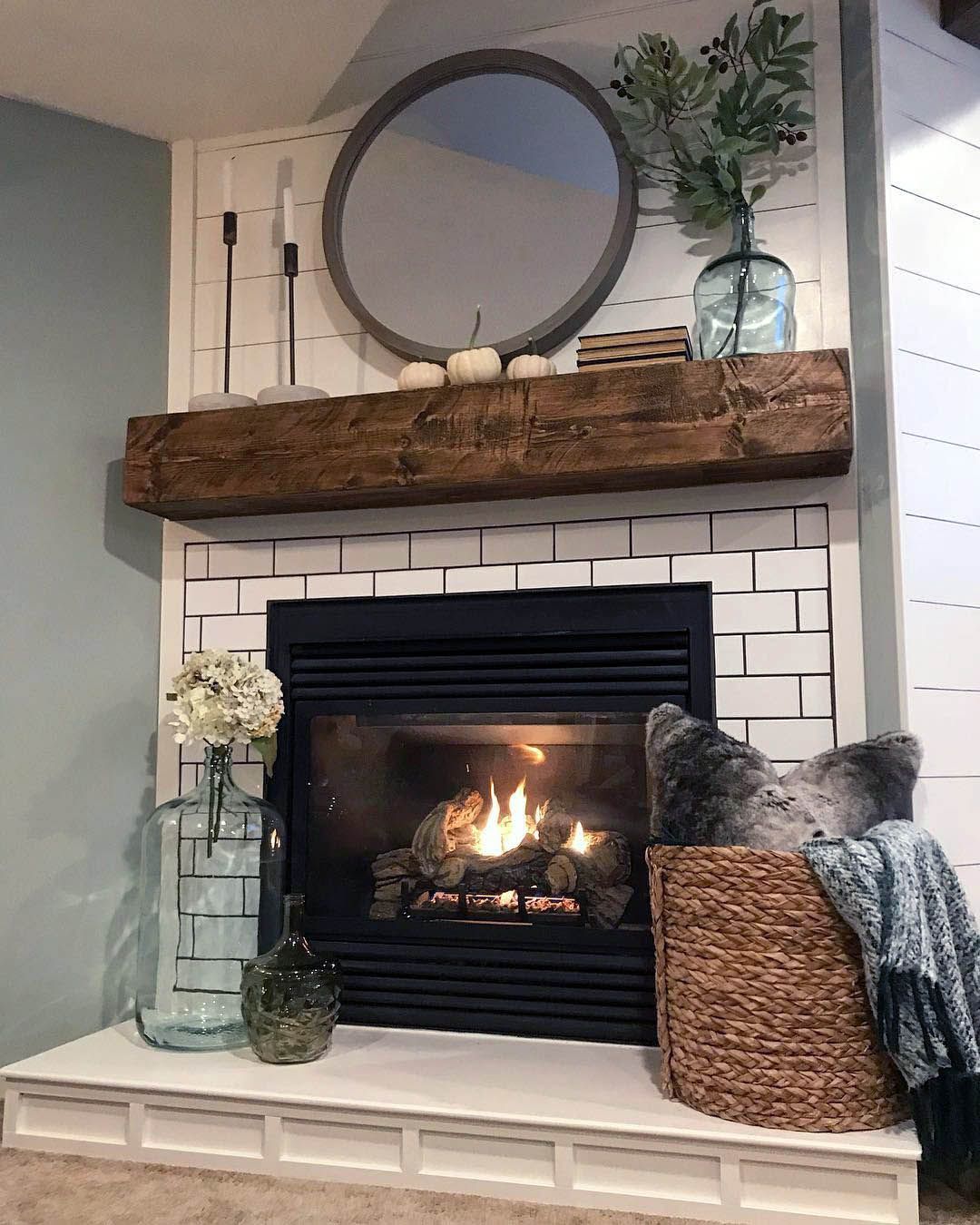 Unique Mantel for Fireplace