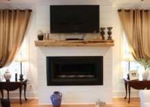 Wooden Mantel for Fireplace