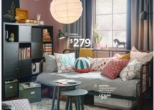 Ikea Mixing Patterns Modern Living Room