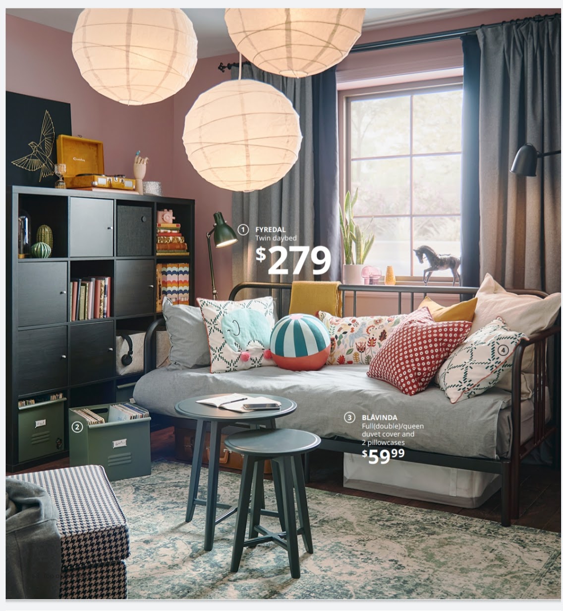 Ikea Mixing Patterns Modern Living Room