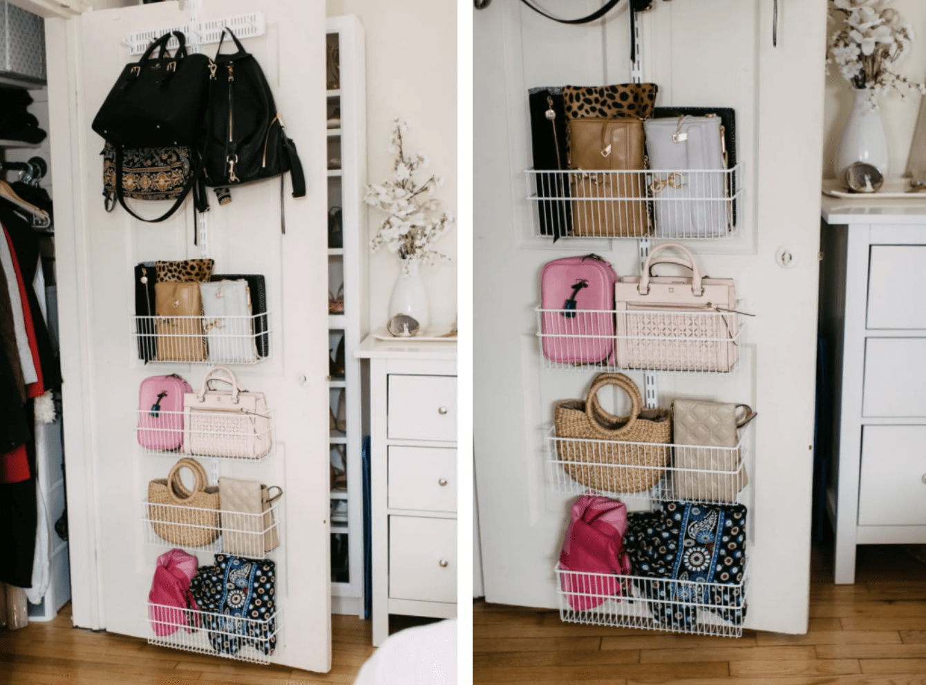 closet organizer over door hanger back of door handbags