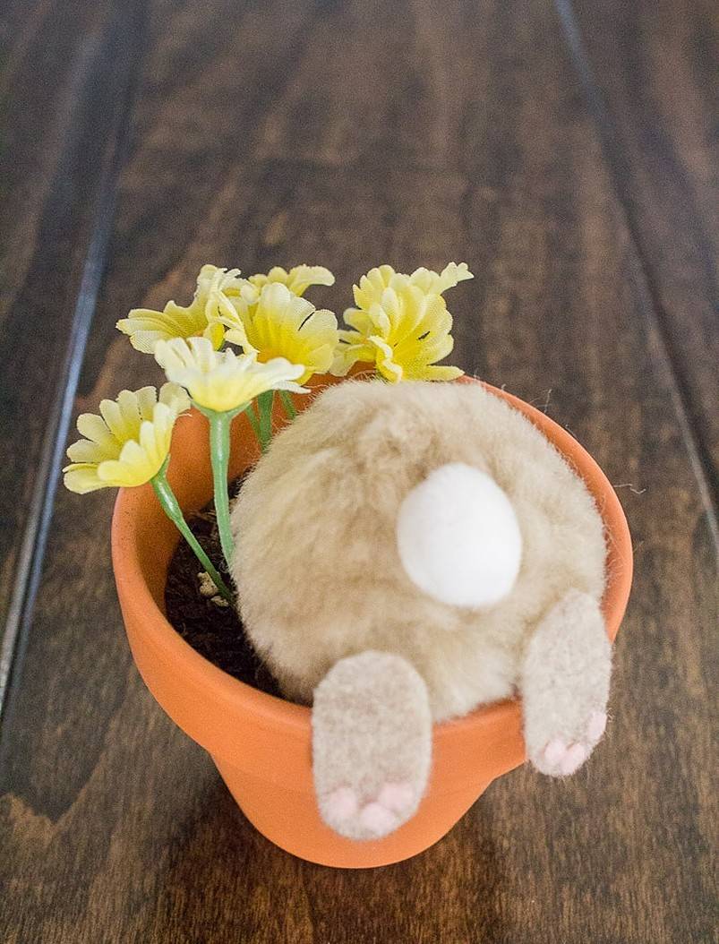 Bunny in a pot