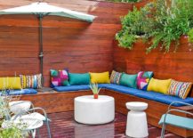 Colorful-cushion-and-multi-colored-pillows-enliven-this-small-contemporary-deck-with-built-in-seat-48530-217x155