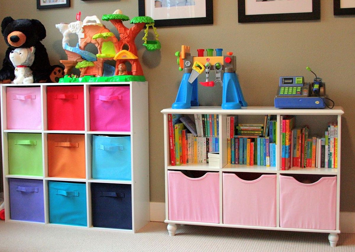 44 Space-Saving Toy Storage Ideas for the Kids' Room