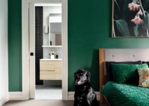 Contemporary-bedroom-in-deep-green-with-white-accents-feels-refreshing-and-urbane-11968-217x155
