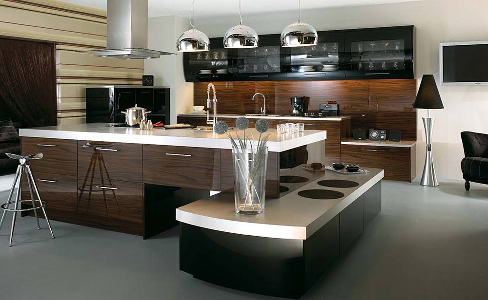 Contemporary kitchen island with stylish design