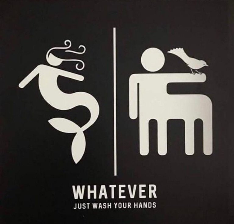 45 Bathroom Sign Ideas From Quirky To Classy   Creative And Fun Bathroom Sign Ideal For The Contemporary Bathroom 11506 768x736 