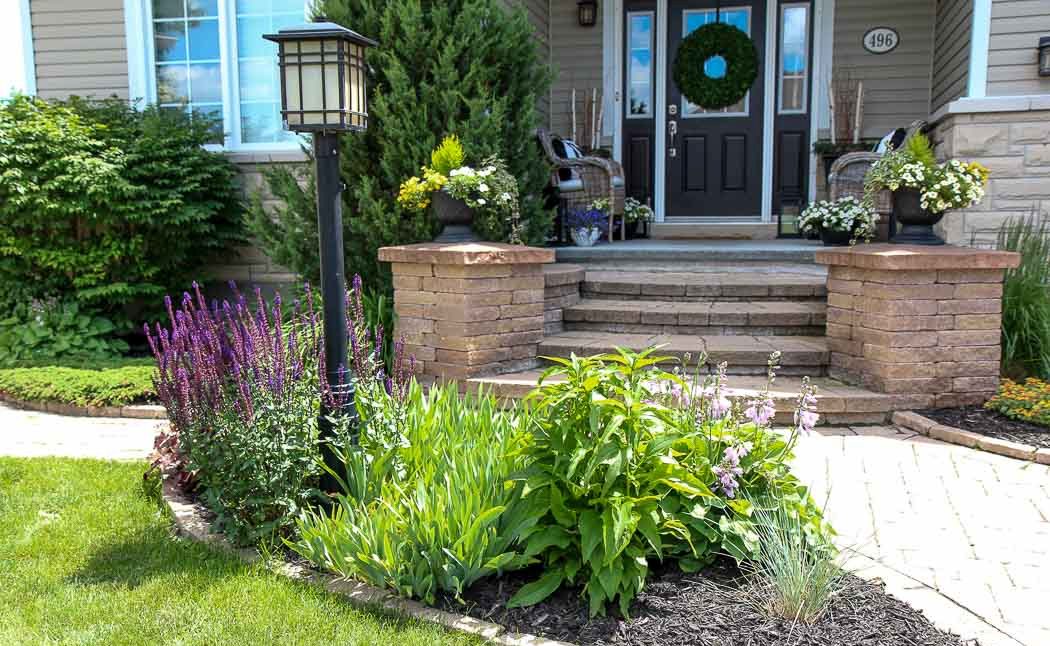 35 Stunning Front Yard Landscaping Ideas, Front Door Landscaping Images