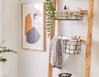 Smart Over the Toilet Storage Solutions [42 Chic Options!]