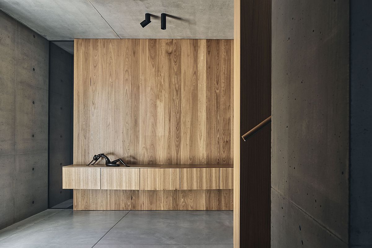 Minimal-and-modern-entry-of-the-home-with-concrete-walls-and-wooden-accents-11022