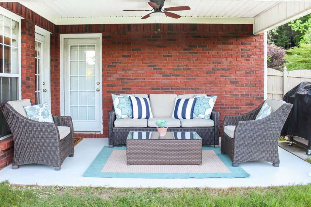 Painted Concrete Patio