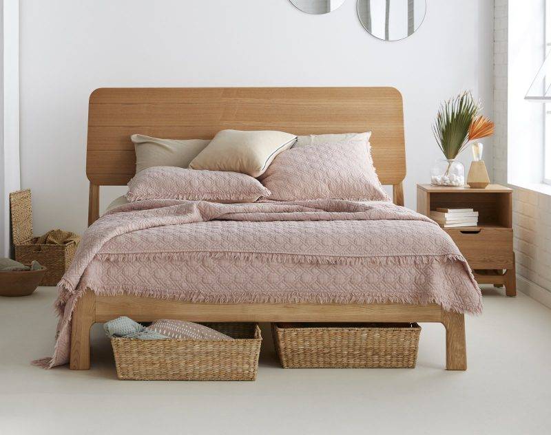 Under-the-Bed Woven Storage Basket