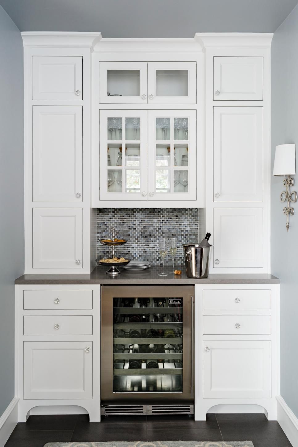 White Pantry Style Cabinet