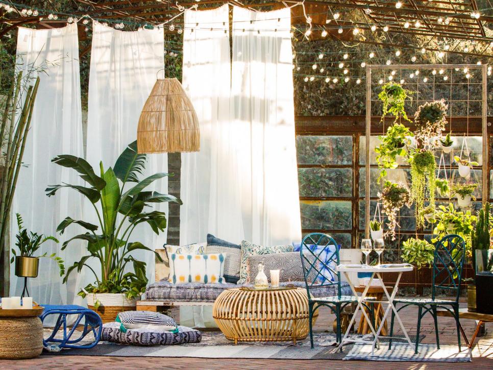 Bohemian Patio Decor Modern Chic