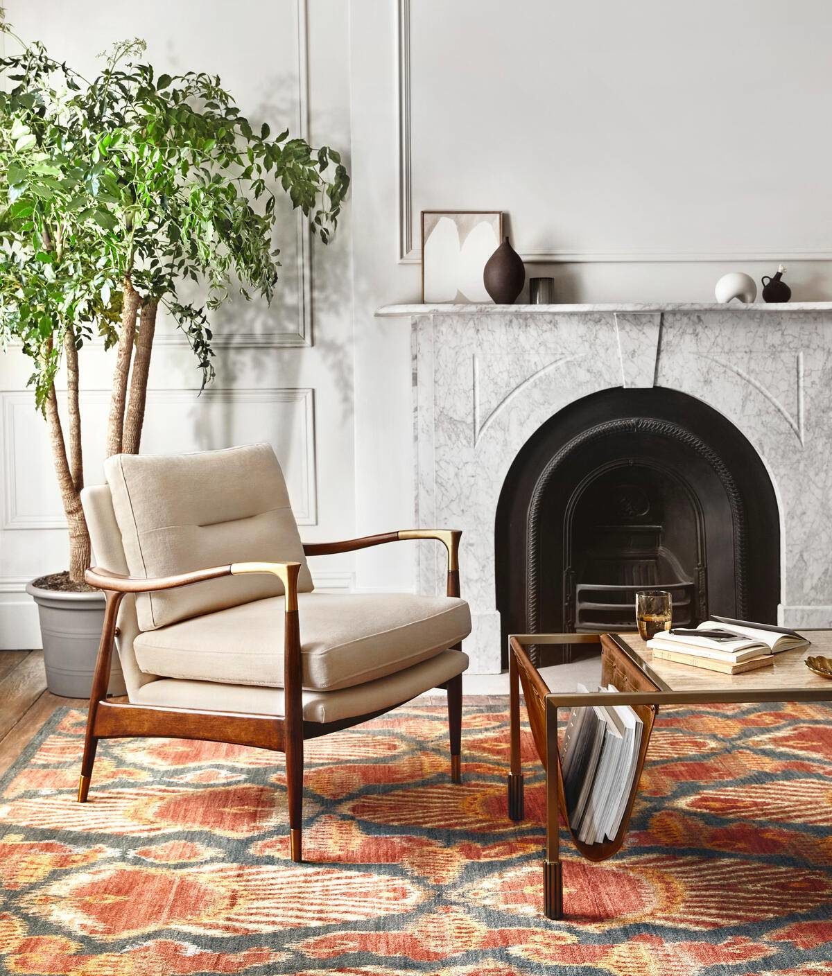 Cavett Accent Chair Soho Home Modern Mid Century Living Room