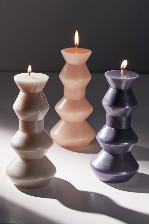 Geometric Shape Candle Decorating Ideas