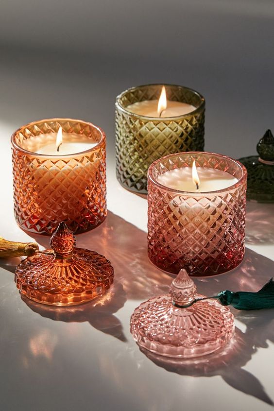 Designer decor candles