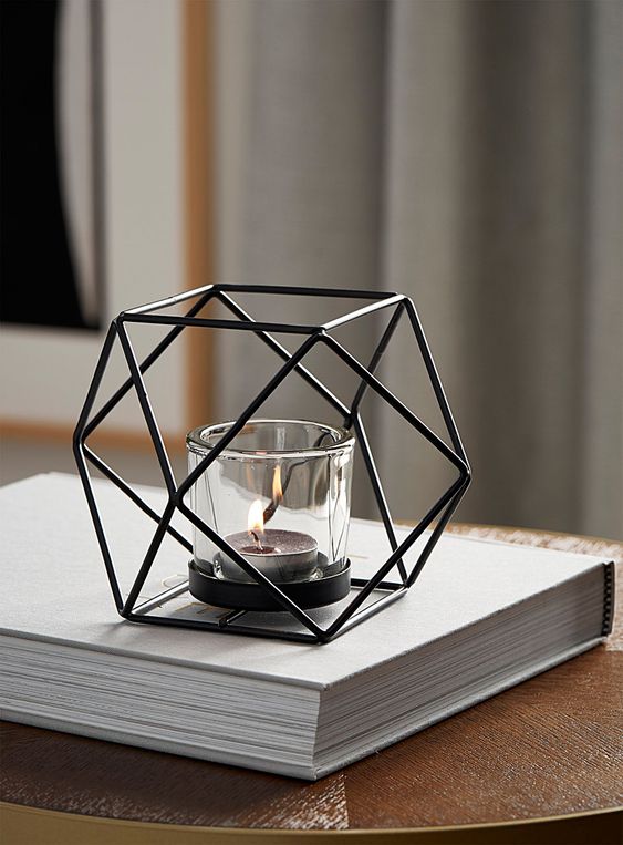 Geo Candle Decorating Ideas Tea Light