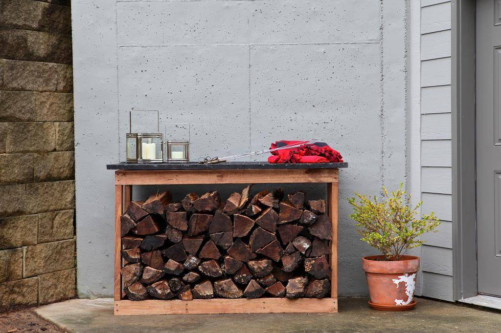 2-in-1 Counter Firewood Rack