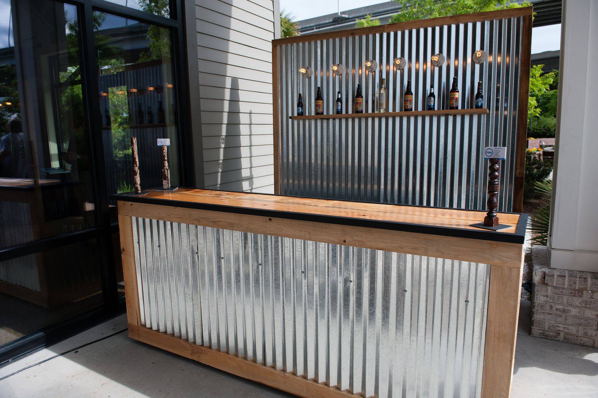 Corrugated Sheets Outdoor Bar