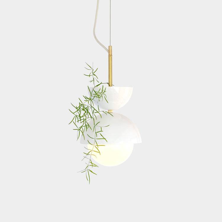 Elegant Hemisphere Pendant Planter from object interface