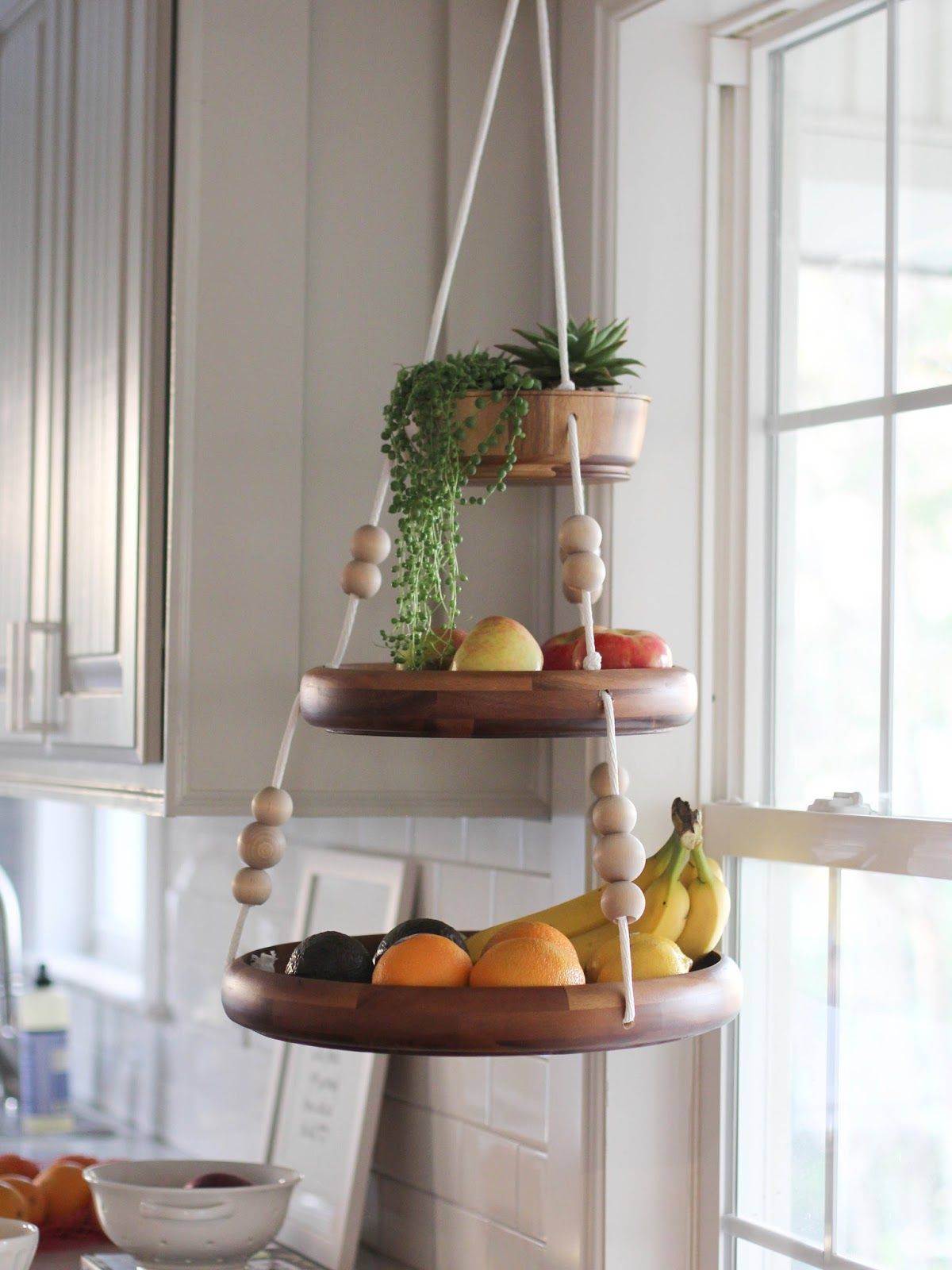 Kitchen Storage Vegetable Baskets Hanging