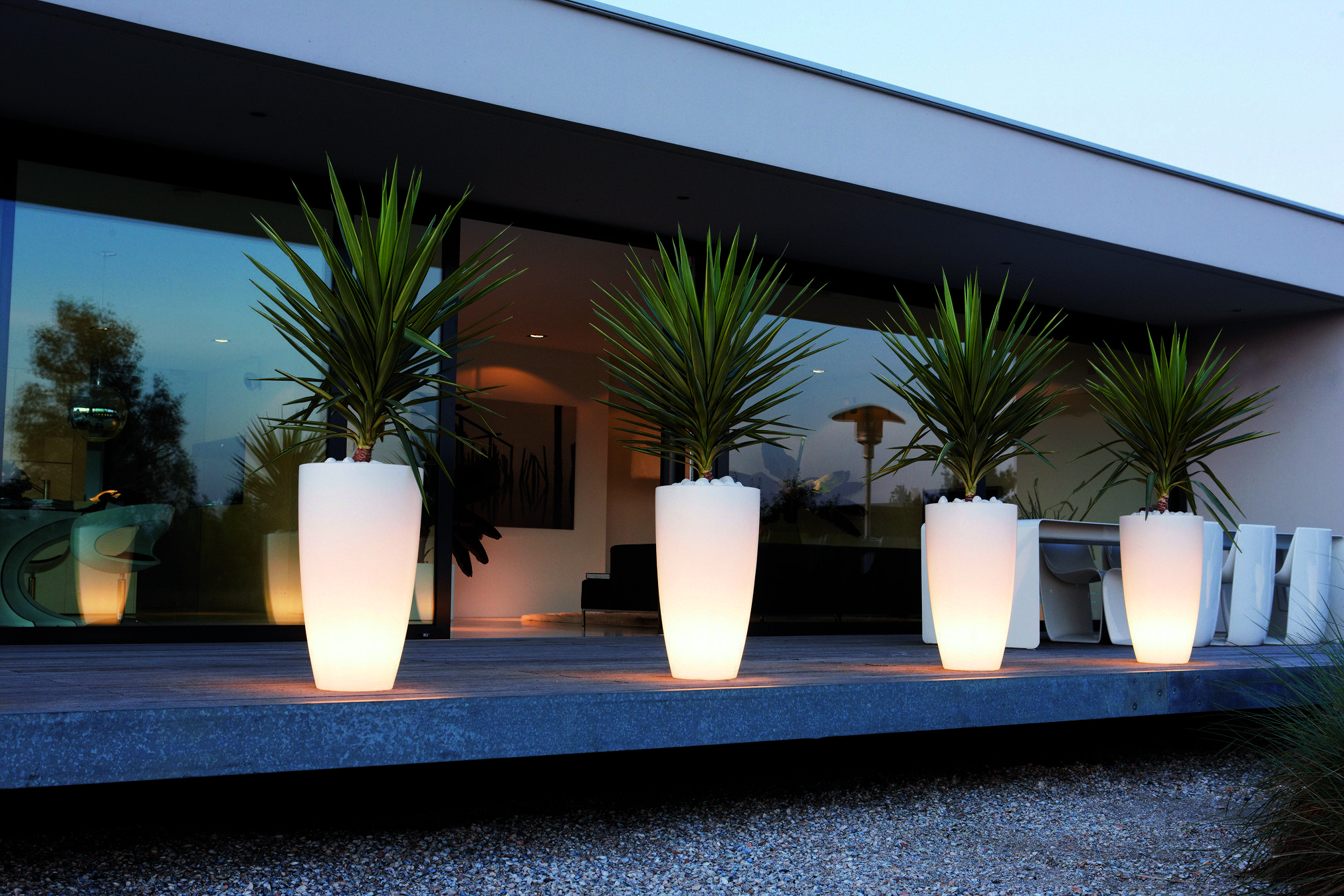 Light up Flower Planters