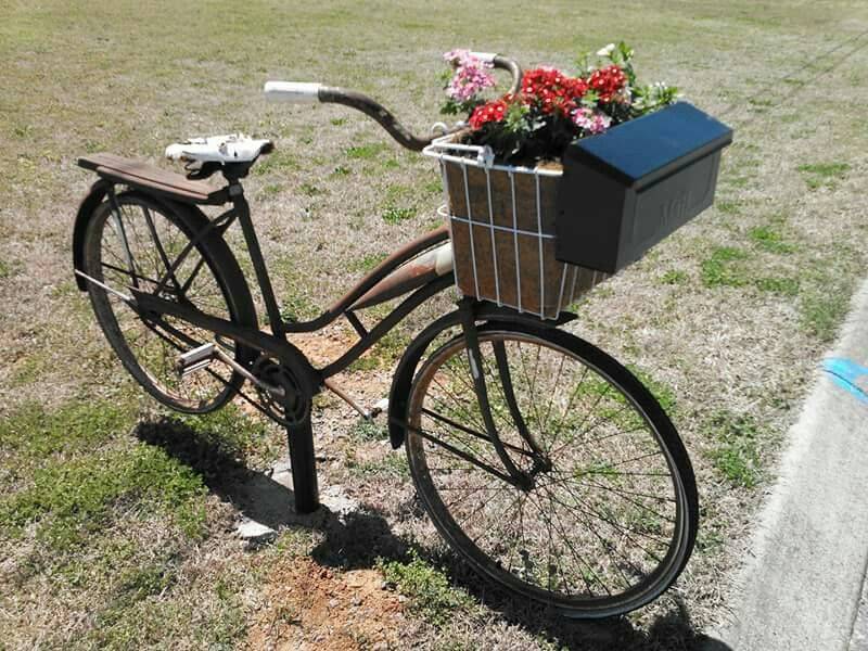 Mailbox on Bicycle