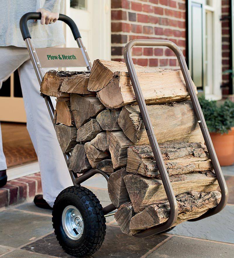 Metal Firewood Cart