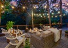 Mix and Match Bulbs over Patio Table
