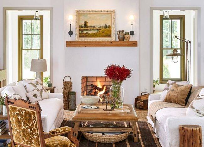 Farmhouse Living Room Design Guide: Tips, Ideas and Inspirations | Decoist