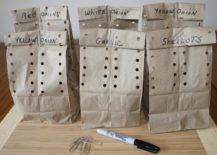 Perforated Brown Paper Bags