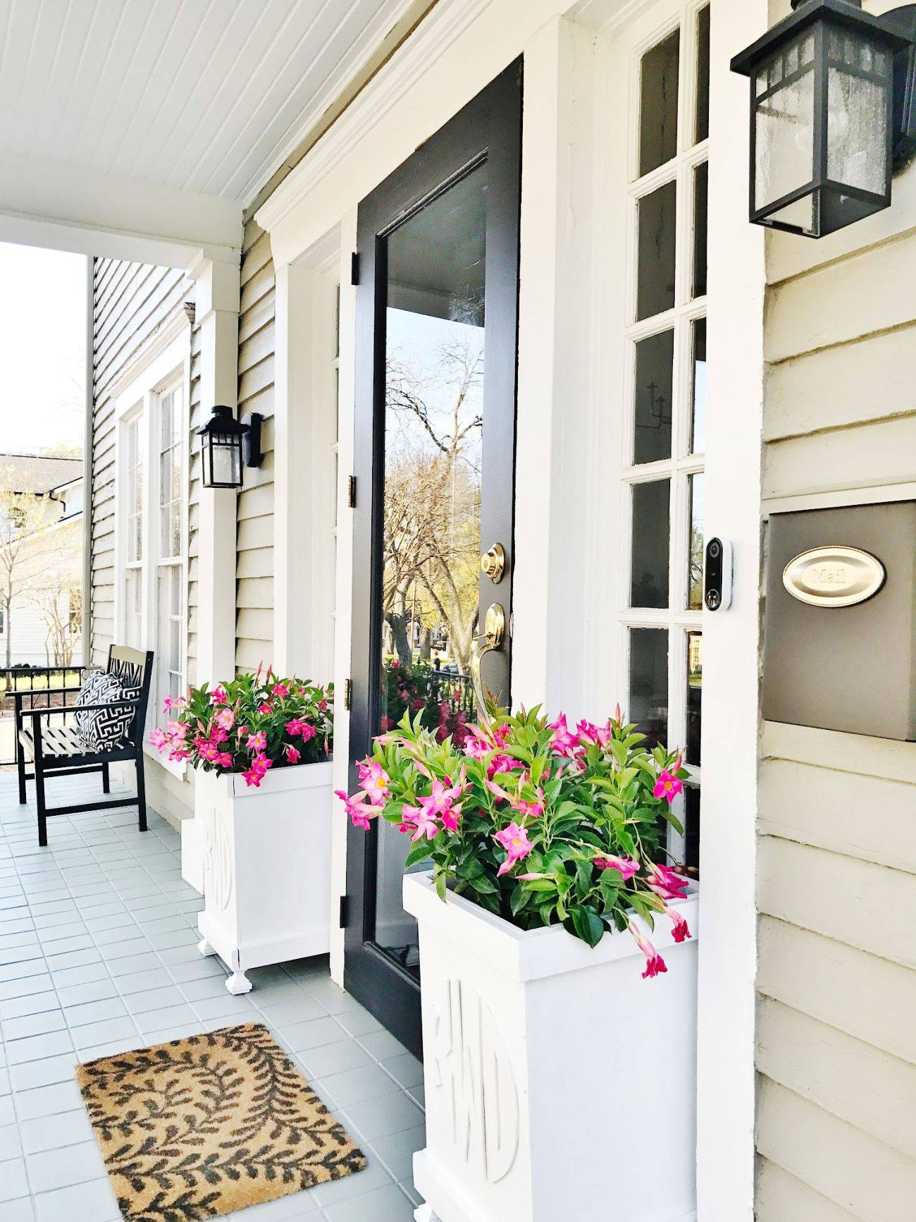 Polished Wooden Planter Box