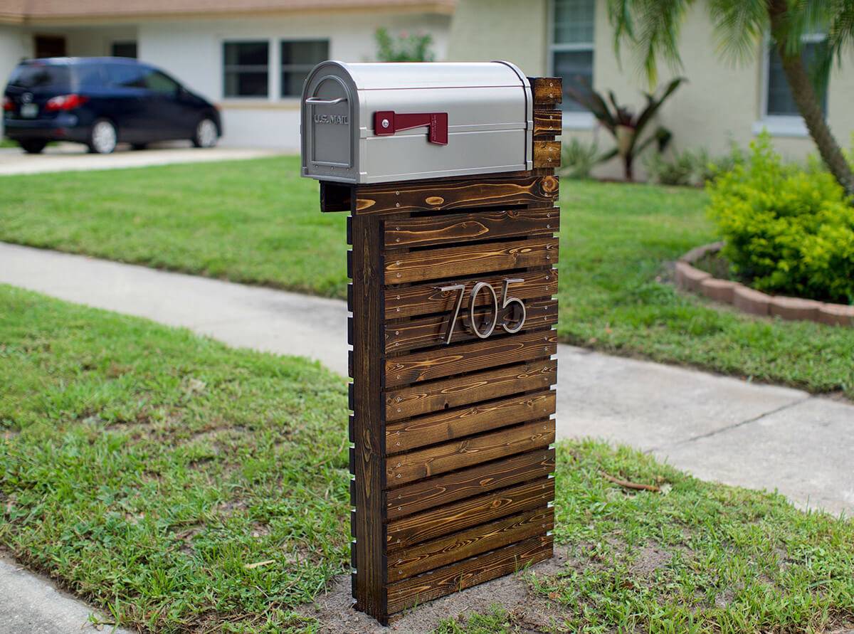 Shiplap Style Mailbox