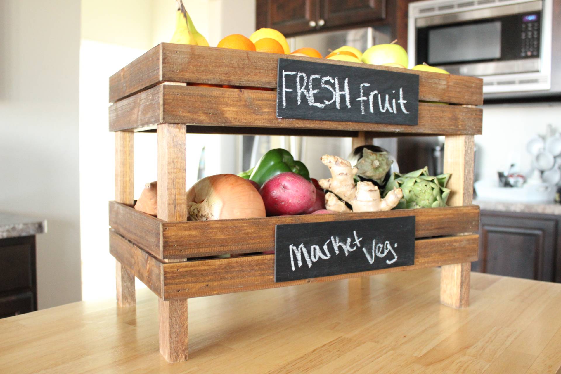 DIY Kitchen Organizer !! Fruit and Vegetable Storage Idea 