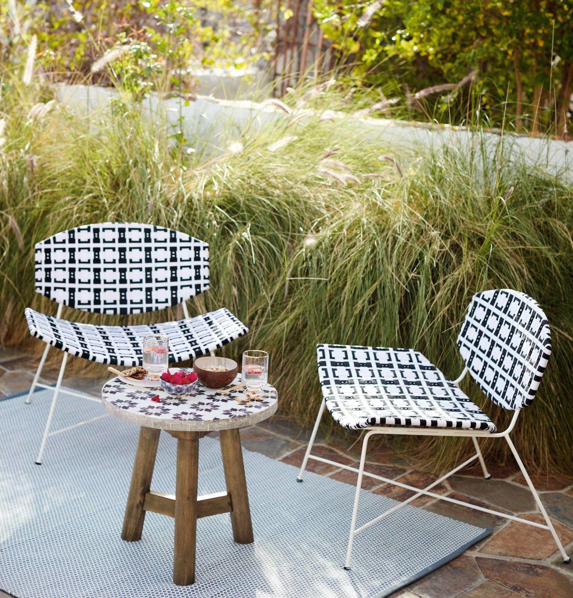 pinstripe dining chair