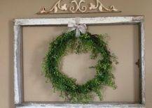 DIY Window Frame and Wreath