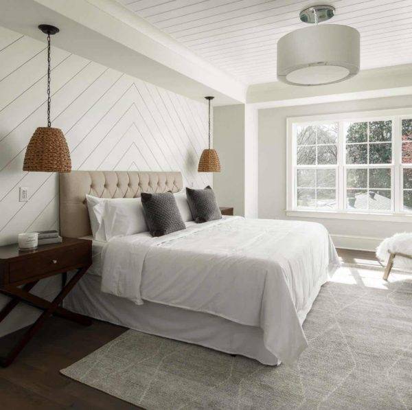 Modern Shiplap Accent Wall Ideas For Every Room   Diagonal Shiplap 71991 600x597 