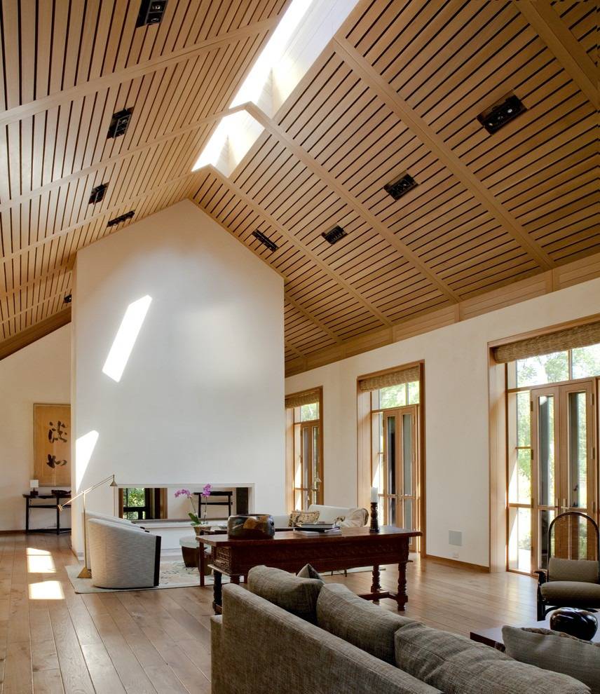 Long Planks in Ceilings.