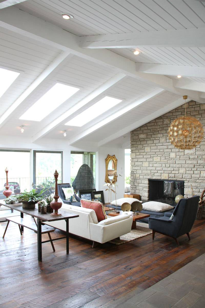 Plain White Vaulted Ceilings