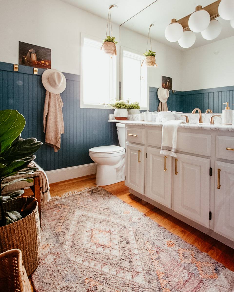 wainscoting bathroom