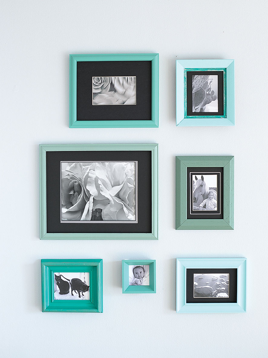 Teal Wall Frames