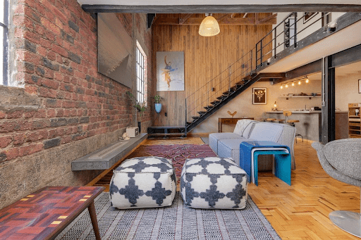 Exposed Brick in the Living Room