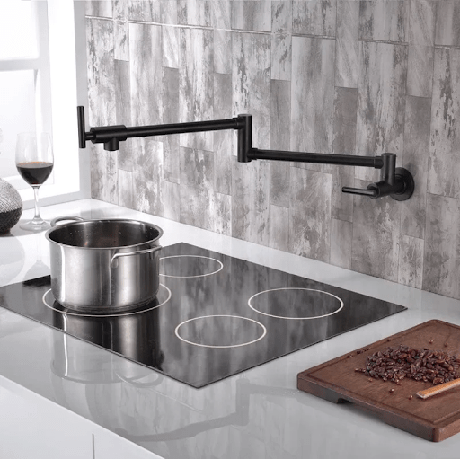 Matte Black Pot Filler Faucet