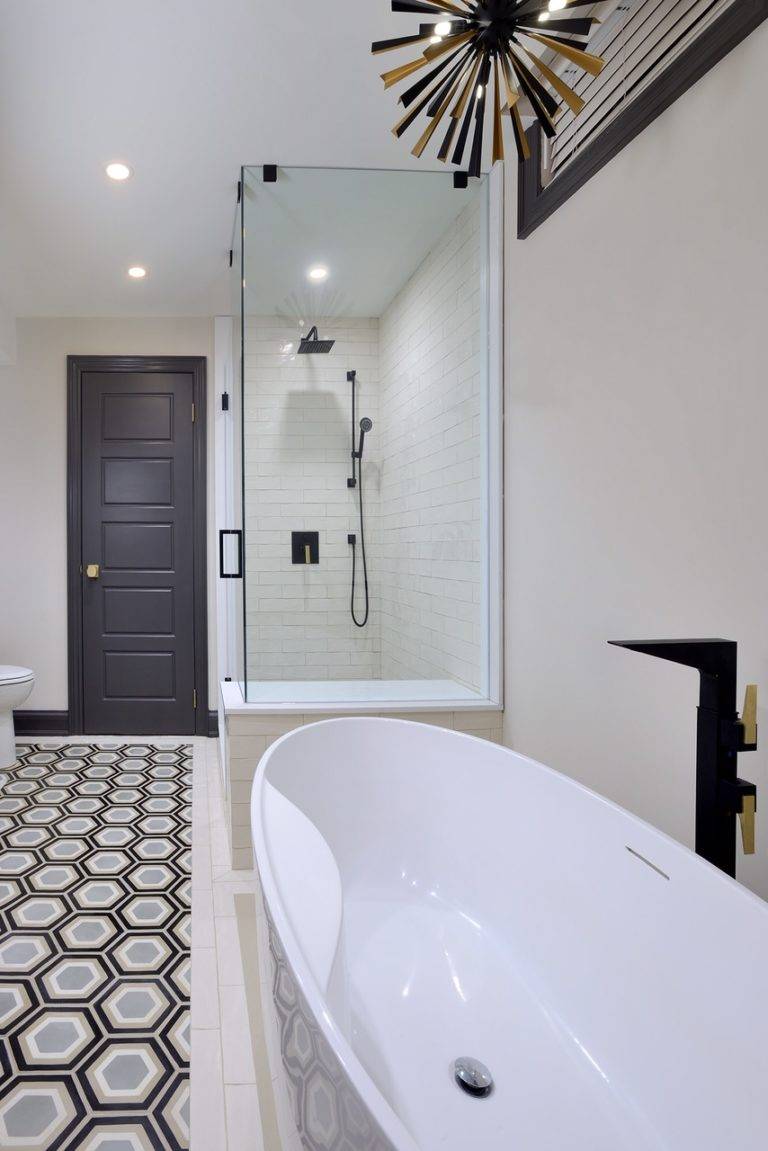 Hexagon Bathroom Tile Ideas From Floors to Shower Walls Decoist