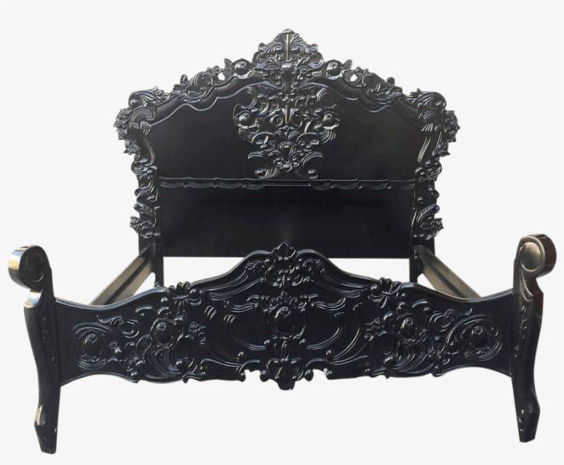 Gothic Carved Bed Frame.